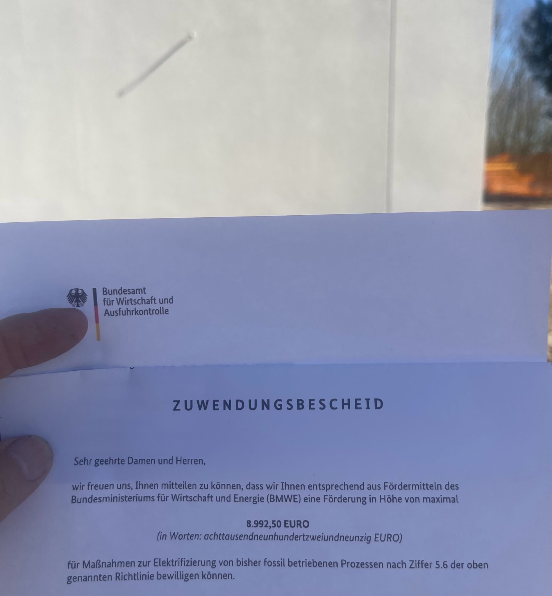 Förderung